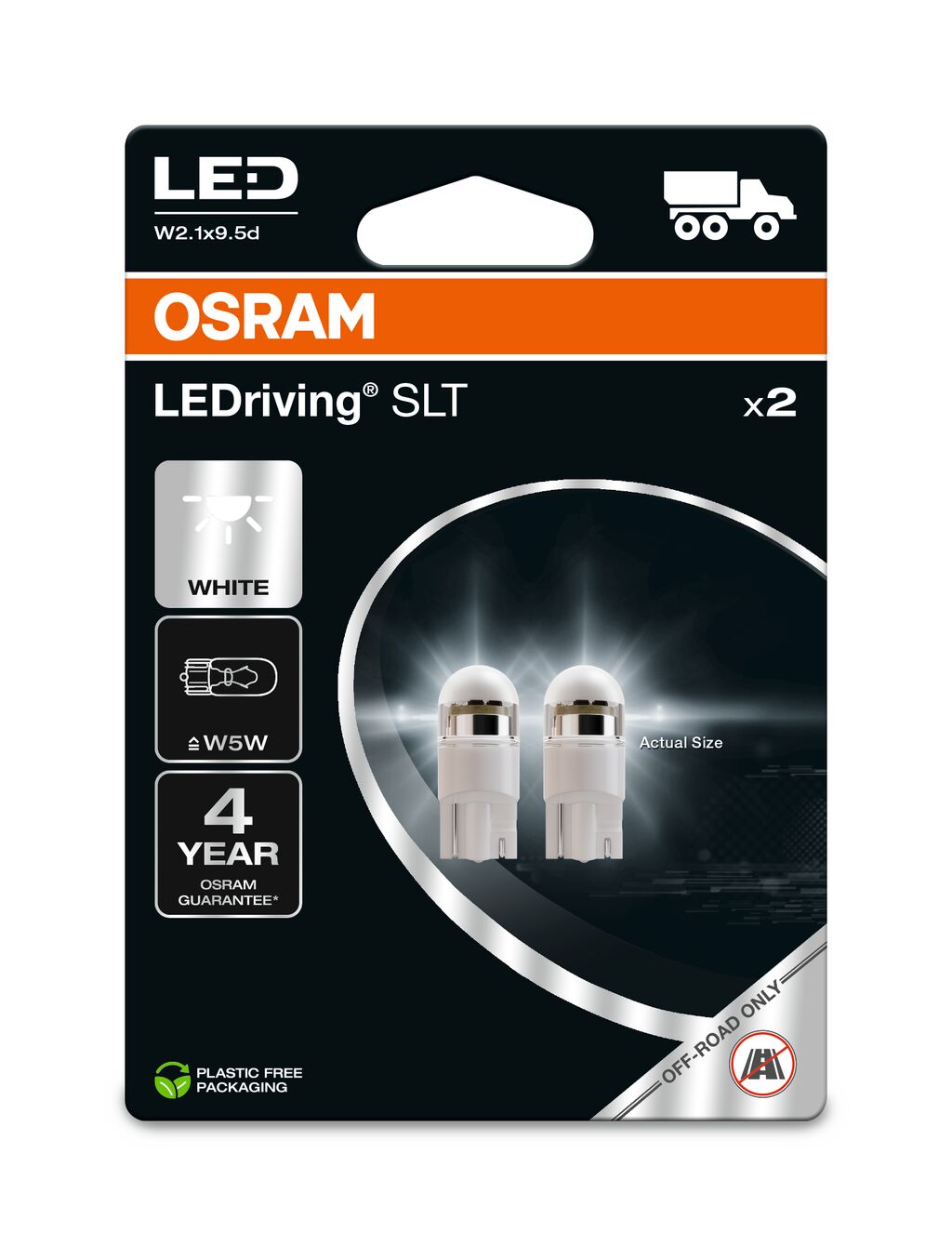 OSRAM 2845DWP-2BL LEDriving® SLT Glühlampe, Blinkleuchte