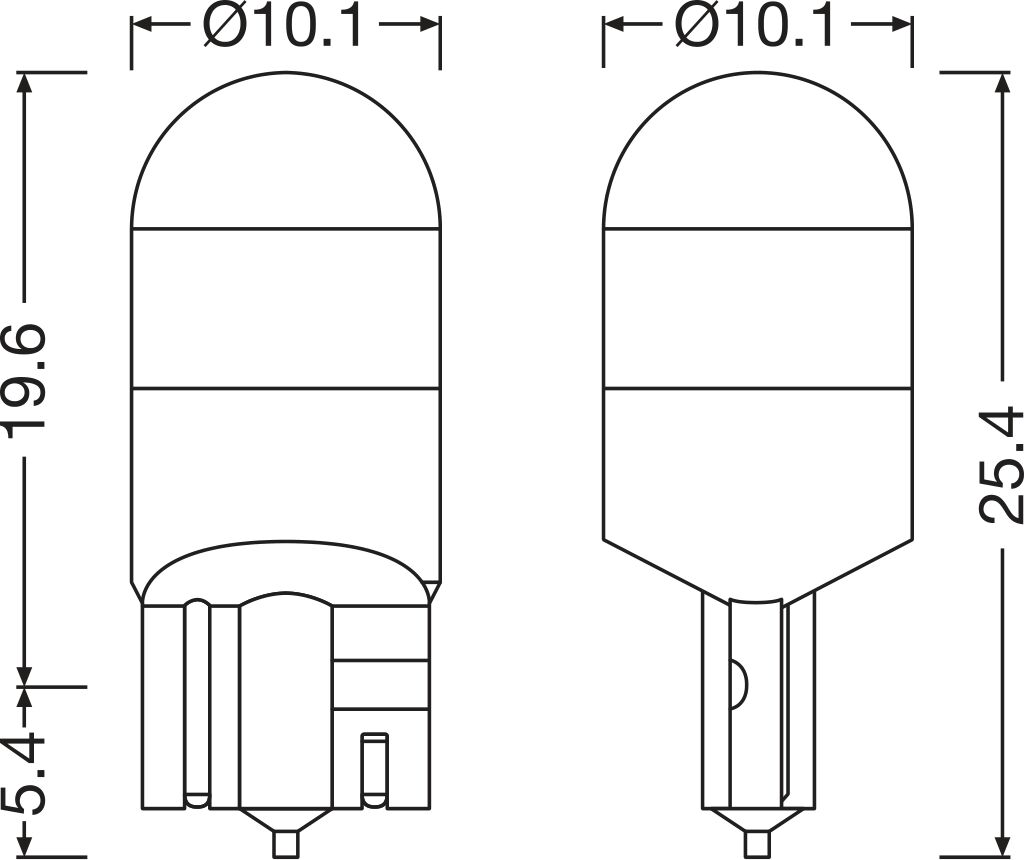 OSRAM 2845DWP-2BL LEDriving® SLT Glühlampe, Blinkleuchte