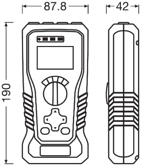 OSRAM OMM600 OSRAM BATTERYtest PRO Prüfgerät, Batterie