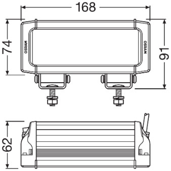 OSRAM LEDDL123-SP DR LEDriving® Lightbar VX180-SP Fernscheinwerfer