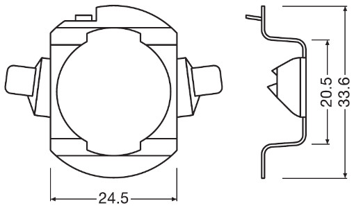 OSRAM 64210DA06 LEDriving® ADAPTER Lampenfassung, Hauptscheinwerfer