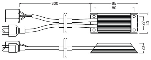 OSRAM LEDSC04 LEDriving® SMART CANBUS Leitungssatz