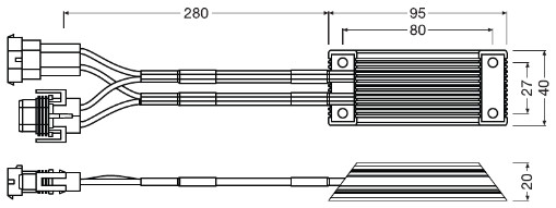 OSRAM LEDSC05 LEDriving® SMART CANBUS Leitungssatz