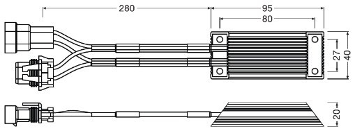 OSRAM LEDSC06 LEDriving® SMART CANBUS Leitungssatz