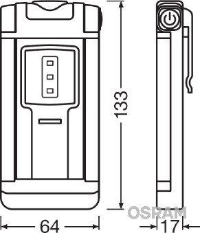 OSRAM LEDIL107 LEDinspect PRO POCKET 280 Handleuchte