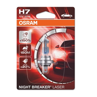 OSRAM 64210NL-01B NIGHT BREAKER® LASER Glühlampe, Fernscheinwerfer
