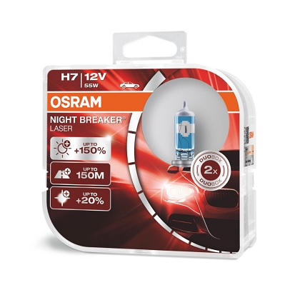 OSRAM 64210NL-HCB NIGHT BREAKER® LASER Glühlampe, Fernscheinwerfer