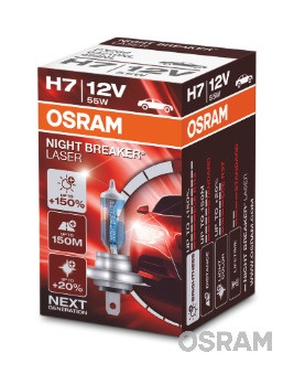 OSRAM 64210NL NIGHT BREAKER® LASER next generation Glühlampe, Fernscheinwerfer