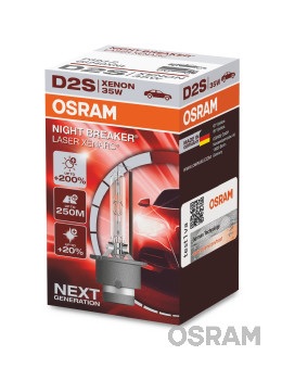 OSRAM 66240XNL XENARC® NIGHT BREAKER® LASER Glühlampe, Fernscheinwerfer