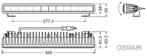 OSRAM LEDDL106-SP távfényszóró