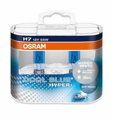 OSRAM 62210CBH+-HCB COOL BLUE HYPER+ Glühlampe, Fernscheinwerfer