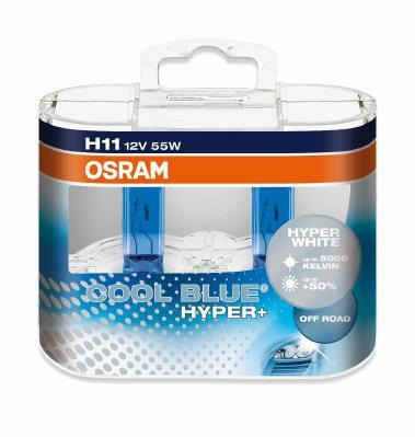 OSRAM 62211CBH+-HCB COOL BLUE HYPER+ Glühlampe, Fernscheinwerfer