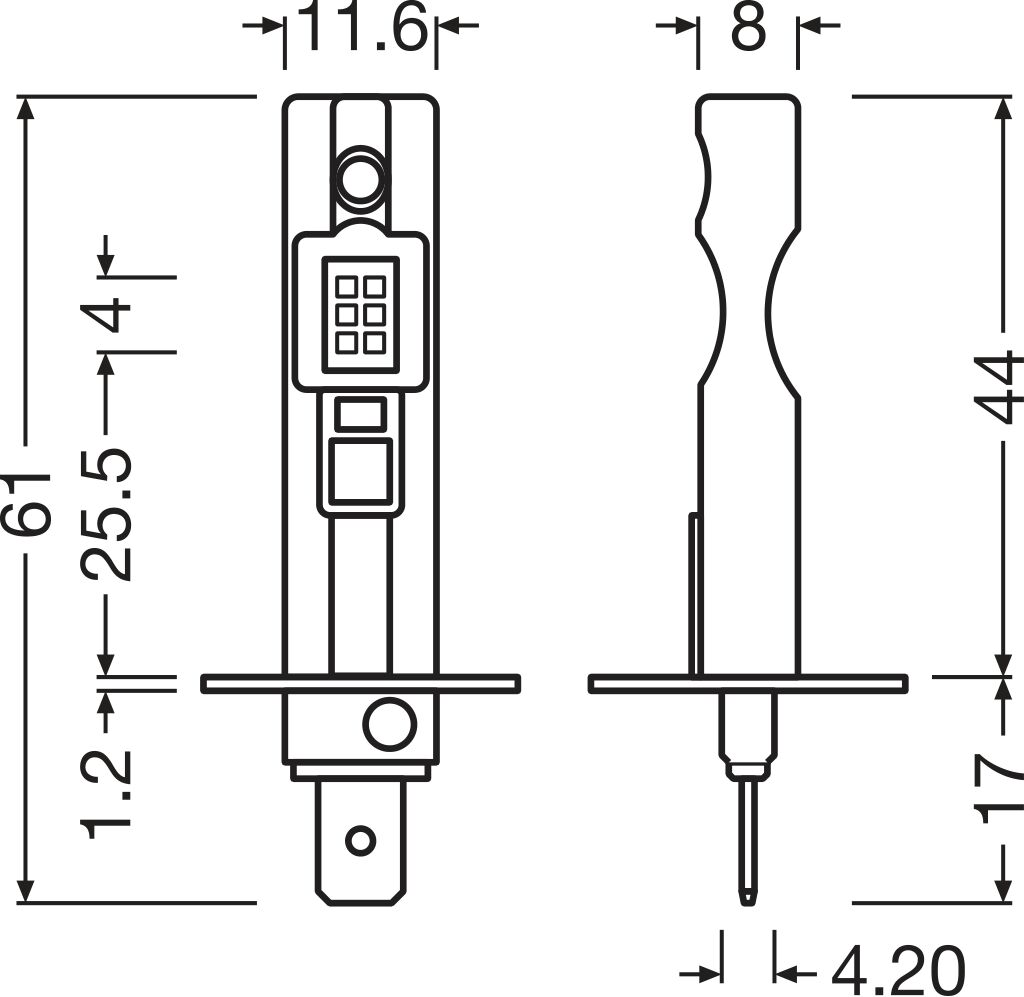 OSRAM 64150DWESY-2HB LEDriving® HL EASY Glühlampe, Fernscheinwerfer