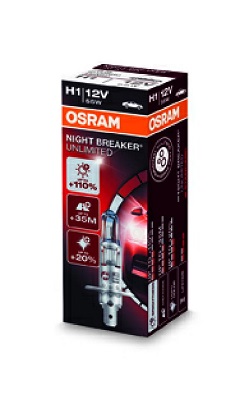 OSRAM 64150NBU NIGHT BREAKER UNLIMITED Glühlampe, Fernscheinwerfer