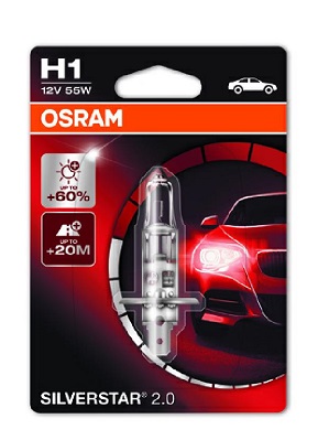 OSRAM 64150SV2-01B SILVERSTAR 2.0 Glühlampe, Fernscheinwerfer