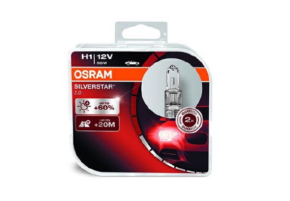 OSRAM 64150SV2-HCB SILVERSTAR 2.0 Glühlampe, Fernscheinwerfer