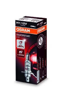 OSRAM 64150SV2 SILVERSTAR 2.0 Glühlampe, Fernscheinwerfer