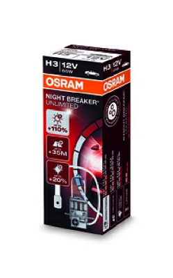 OSRAM 64151NBU NIGHT BREAKER UNLIMITED Glühlampe, Fernscheinwerfer