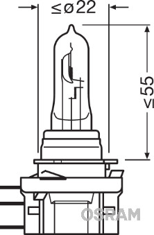 OSRAM 64177 izzó, távfényszóró