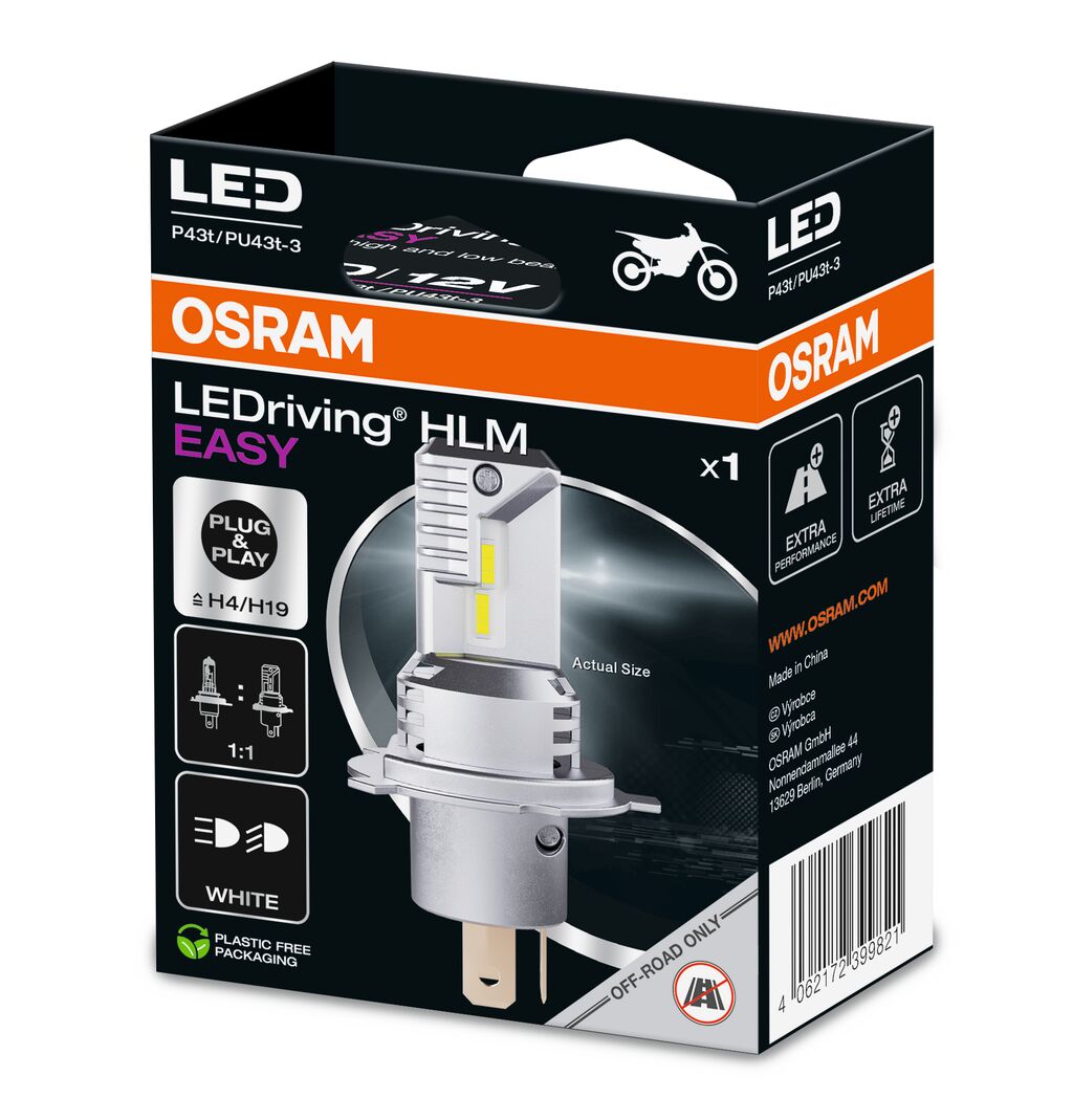 OSRAM 64193DWESY-1HB LEDriving® HLM EASY Glühlampe, Fernscheinwerfer