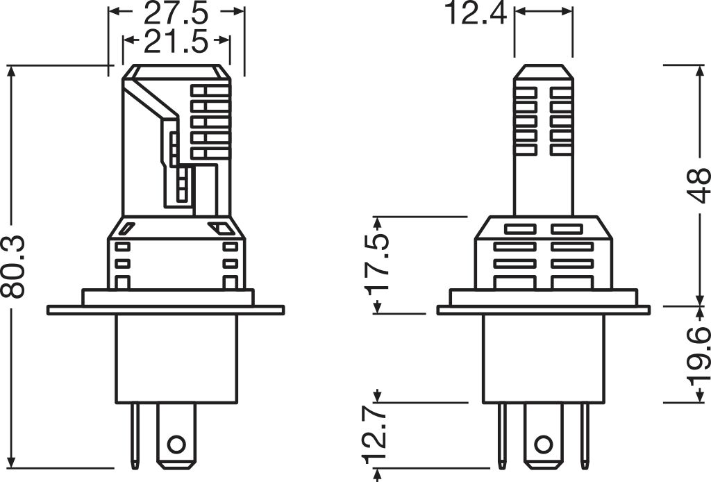 OSRAM 64193DWESY-2HB LEDriving® HL EASY Glühlampe, Fernscheinwerfer