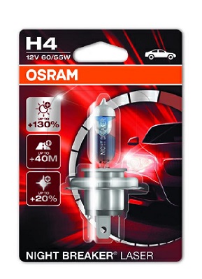 OSRAM 64193NBL-01B NIGHT BREAKER® LASER Glühlampe, Fernscheinwerfer