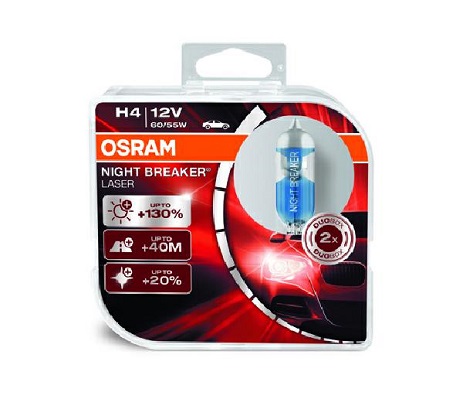 OSRAM 64193NBL-HCB NIGHT BREAKER® LASER Glühlampe, Fernscheinwerfer