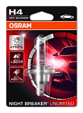 OSRAM 64193NBU-01B NIGHT BREAKER UNLIMITED Glühlampe, Fernscheinwerfer