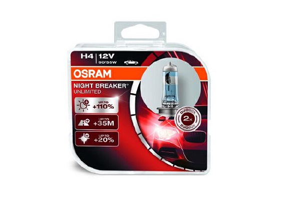 OSRAM 64193NBU-HCB NIGHT BREAKER UNLIMITED Glühlampe, Fernscheinwerfer