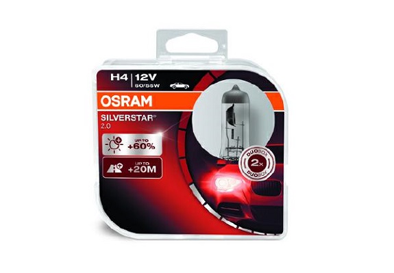 OSRAM 64193SV2-HCB SILVERSTAR 2.0 Glühlampe, Fernscheinwerfer