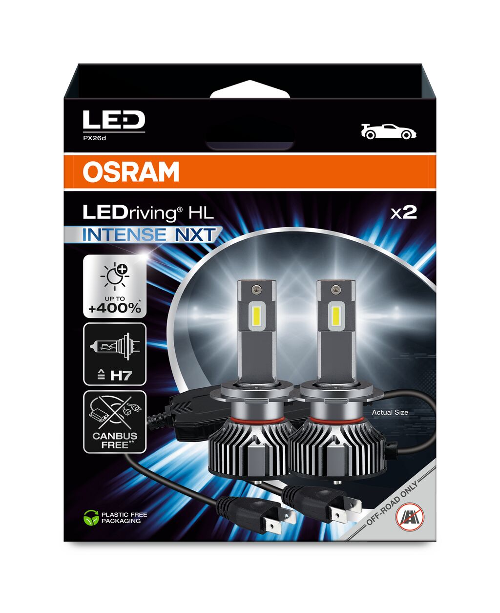 OSRAM 64210DWINN-2HB LEDriving® HL INTENSE NXT Glühlampe, Fernscheinwerfer
