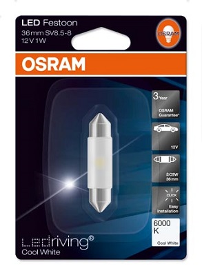 OSRAM 6436CW-01B LEDriving STANDARD Retrofit Glühlampe, Innenraumleuchte