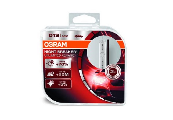 OSRAM 66140XNB-HCB XENARC® NIGHT BREAKER UNLIMITED Glühlampe, Fernscheinwerfer