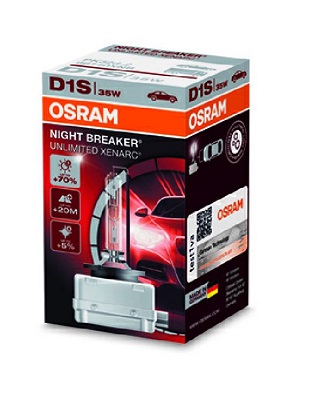 OSRAM 66140XNB XENARC® NIGHT BREAKER UNLIMITED Glühlampe, Fernscheinwerfer