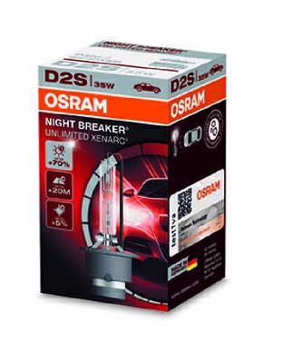 OSRAM 66240XNB XENARC® NIGHT BREAKER UNLIMITED Glühlampe, Fernscheinwerfer