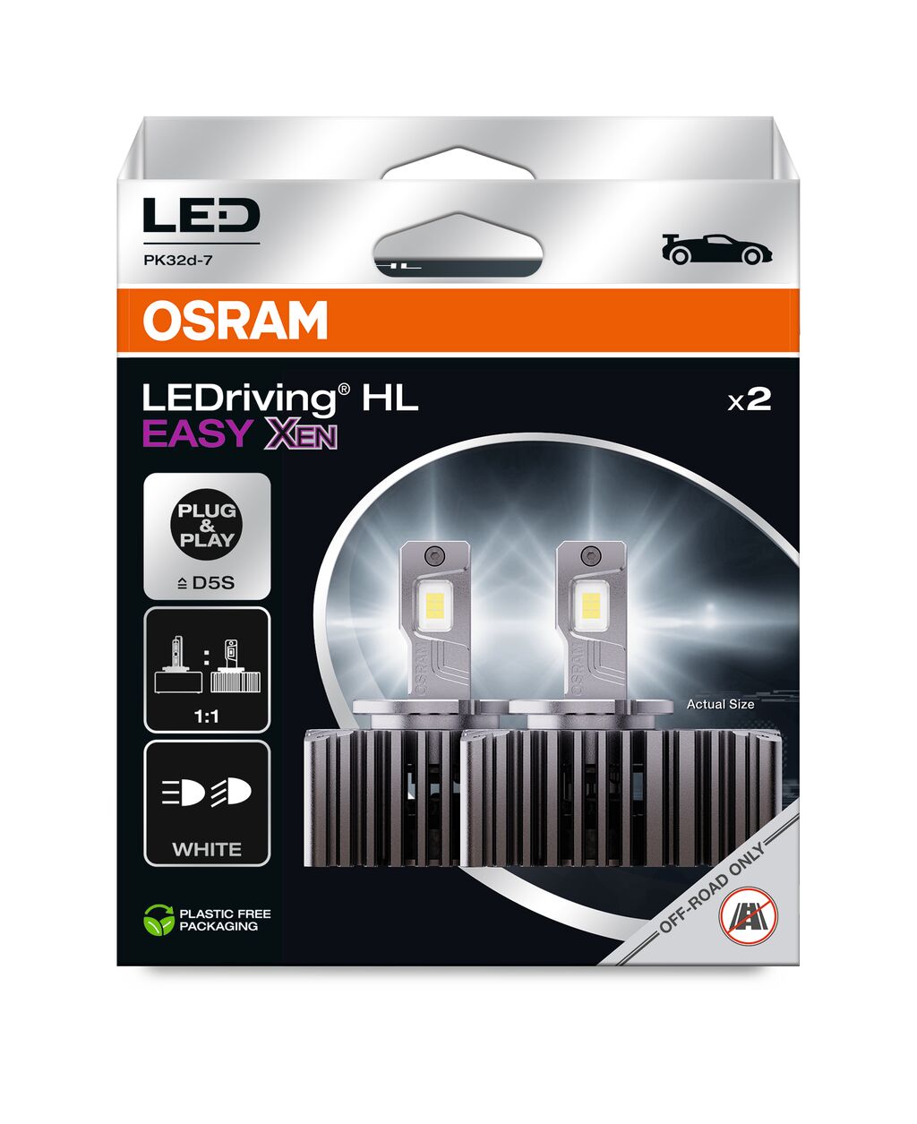 OSRAM 66540DWESY-2HB LEDriving® HL EASY XEN Glühlampe, Fernscheinwerfer