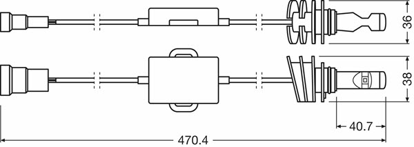 OSRAM 9645CW LEDriving FOG LAMP Glühlampe, Fernscheinwerfer