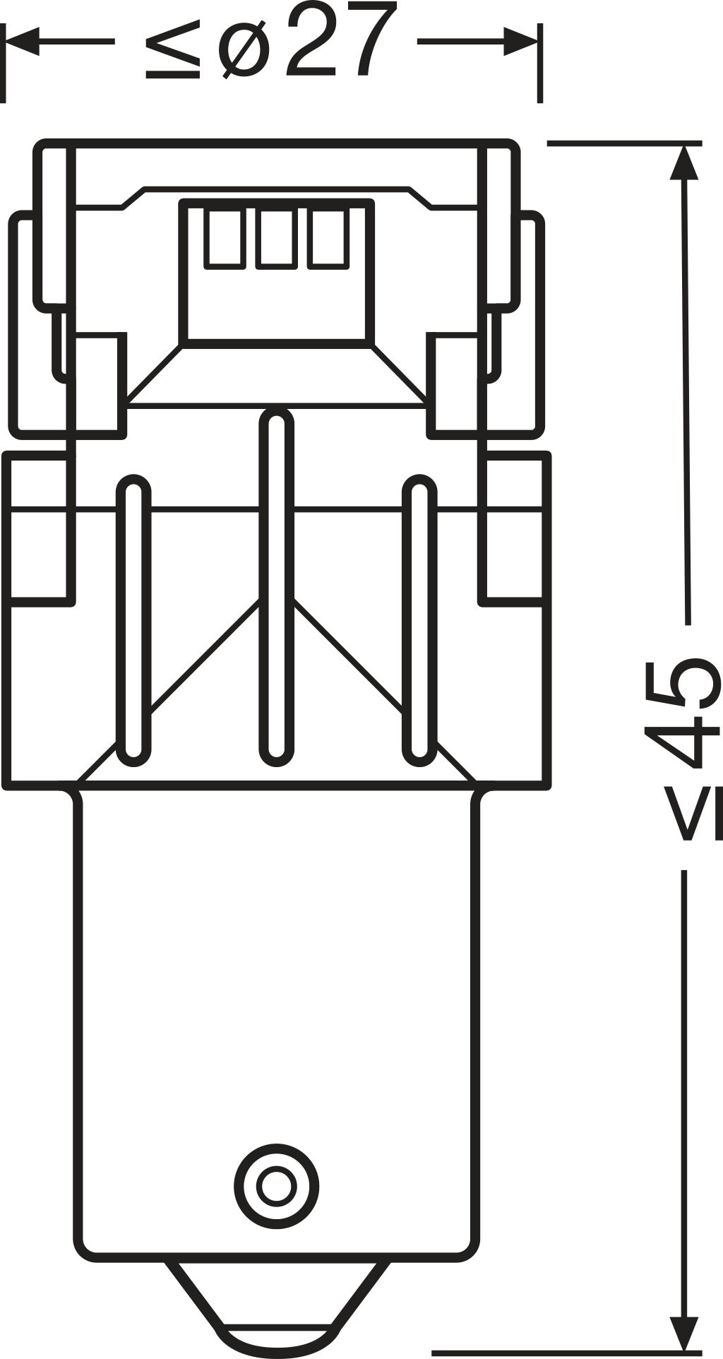 OSRAM 7507DYP-2BL LEDriving® SL Glühlampe, Blinkleuchte