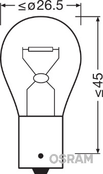 OSRAM 7508LDR-01B DIADEM Glühlampe, Brems-/Schlusslicht
