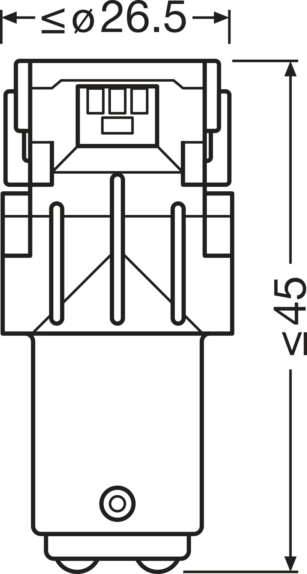 OSRAM 7528DRP-2BL LEDriving® SL Glühlampe