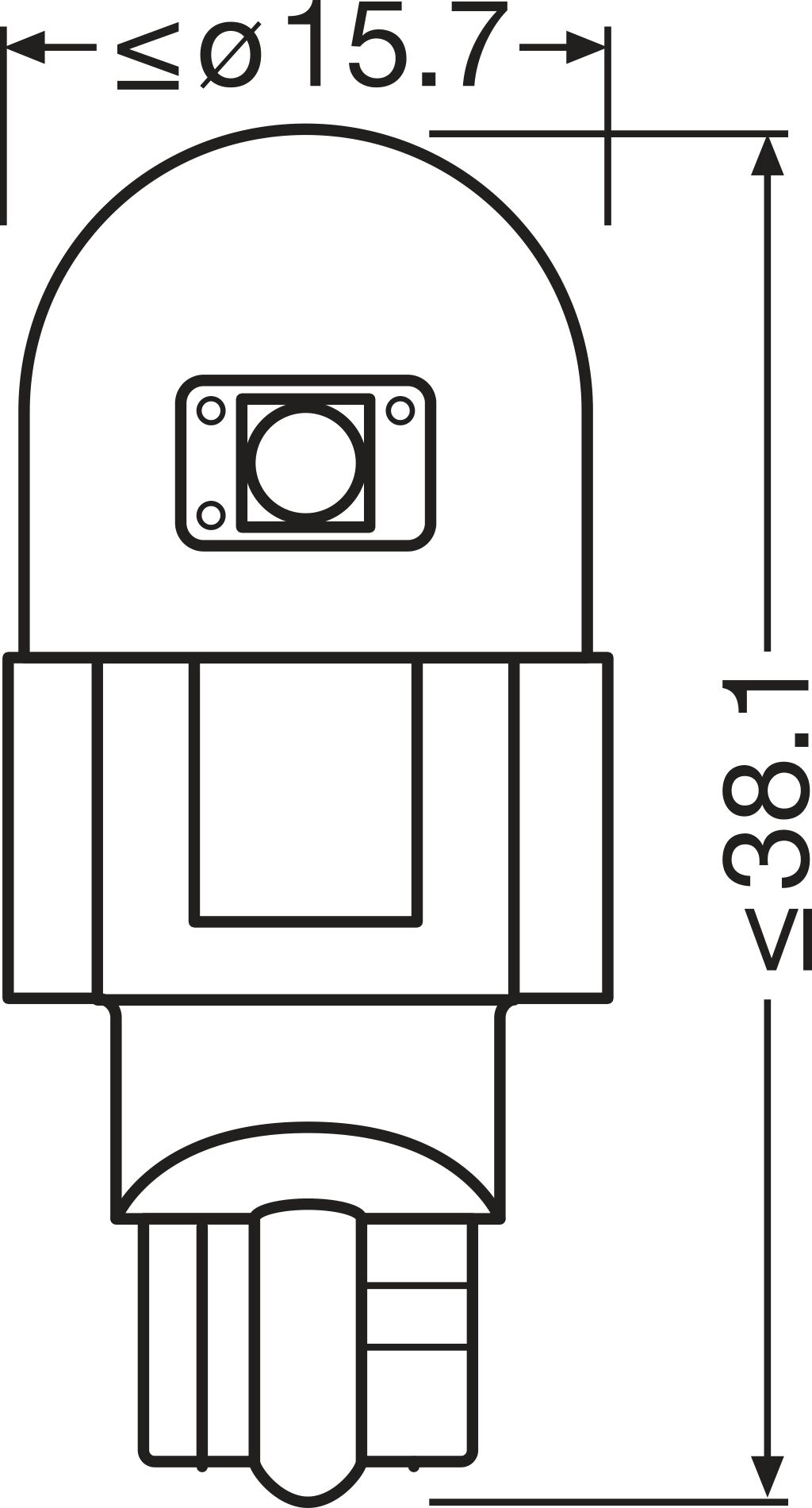 OSRAM 921DRP-2BL LEDriving® SL Glühlampe, Innenraumleuchte