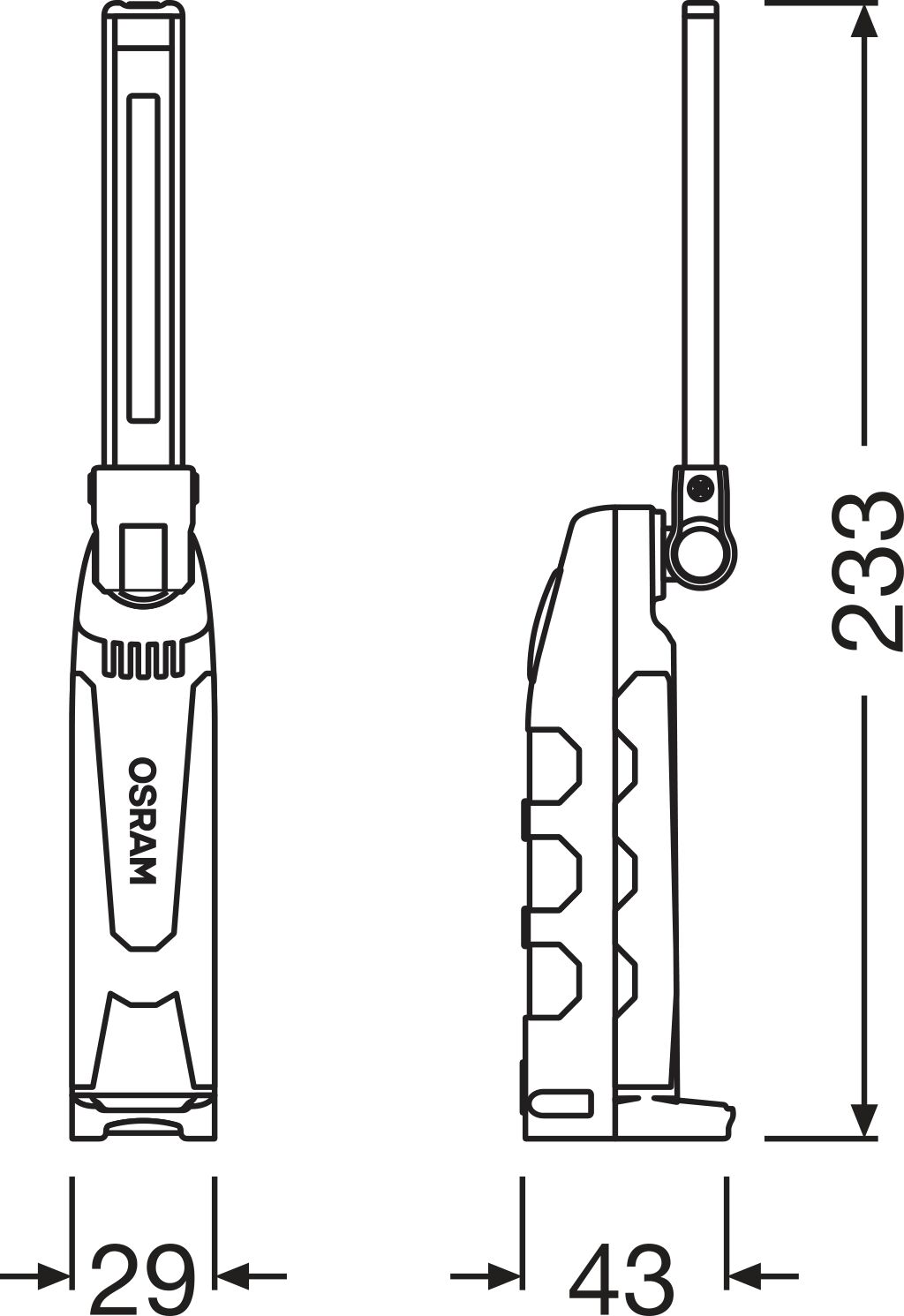 OSRAM LEDIL409 LED Inspection Lights Handleuchte