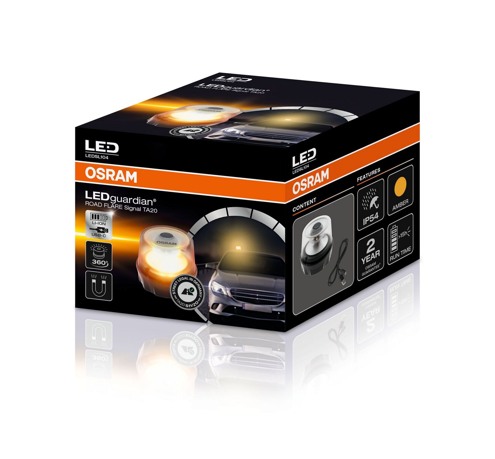 OSRAM LEDSL104 LEDguardian® ROAD FLARE Hand lamp