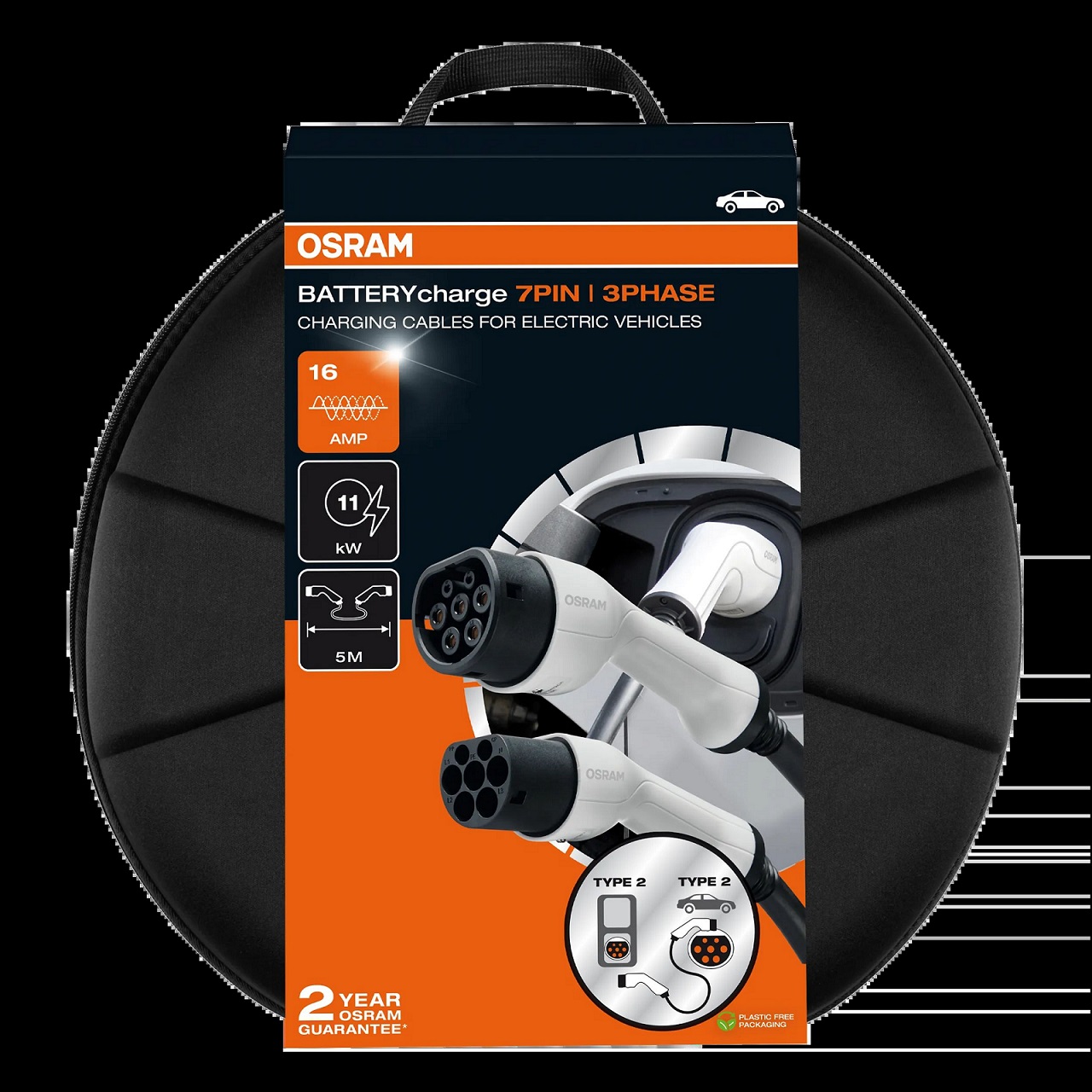 OSRAM OCC21P05 BATTERYcharge 7PIN Nabíjací kábel, elektromobil
