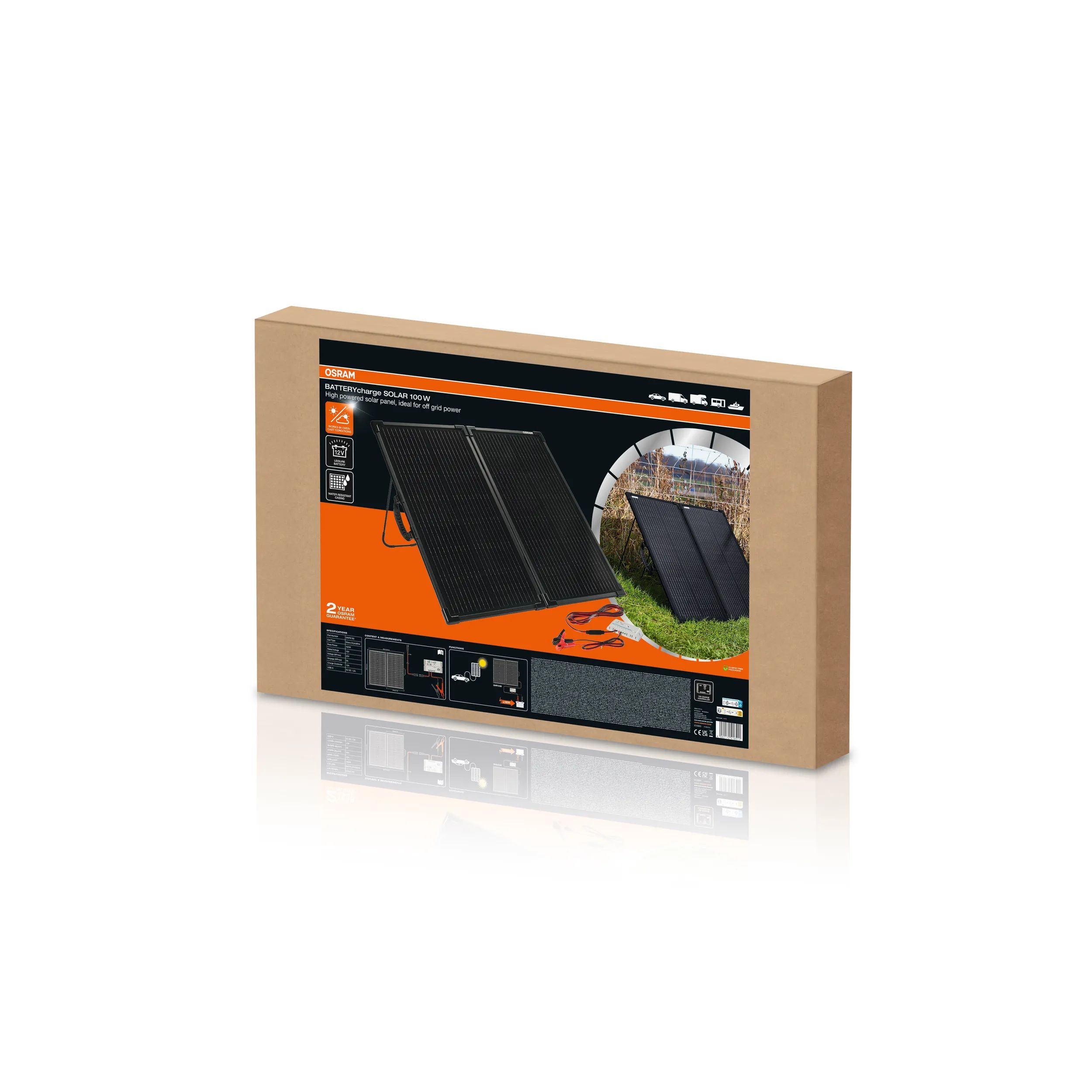 OSRAM OHPS100 BATTERYcharge SOLAR 100W Battery Charger