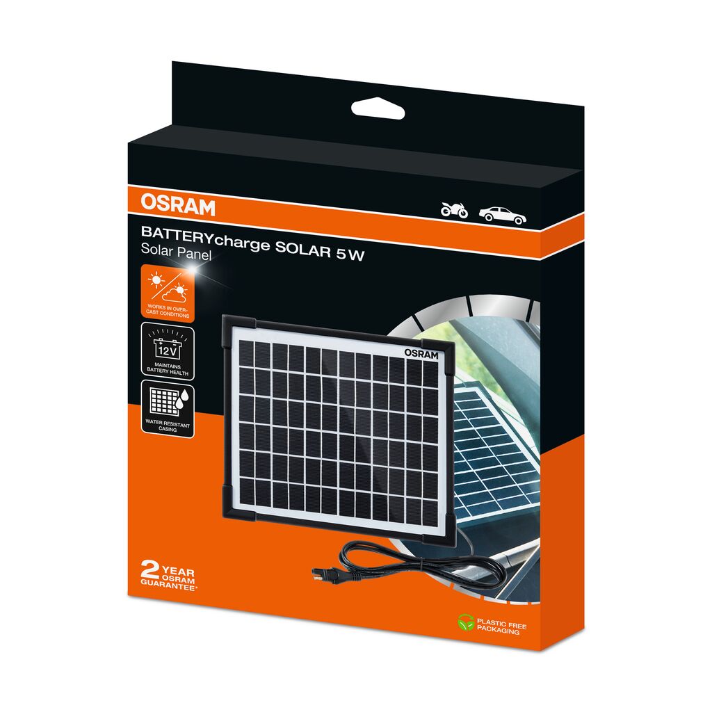 OSRAM OSP500 BATTERYcharge SOLAR 5W Batterieladegerät