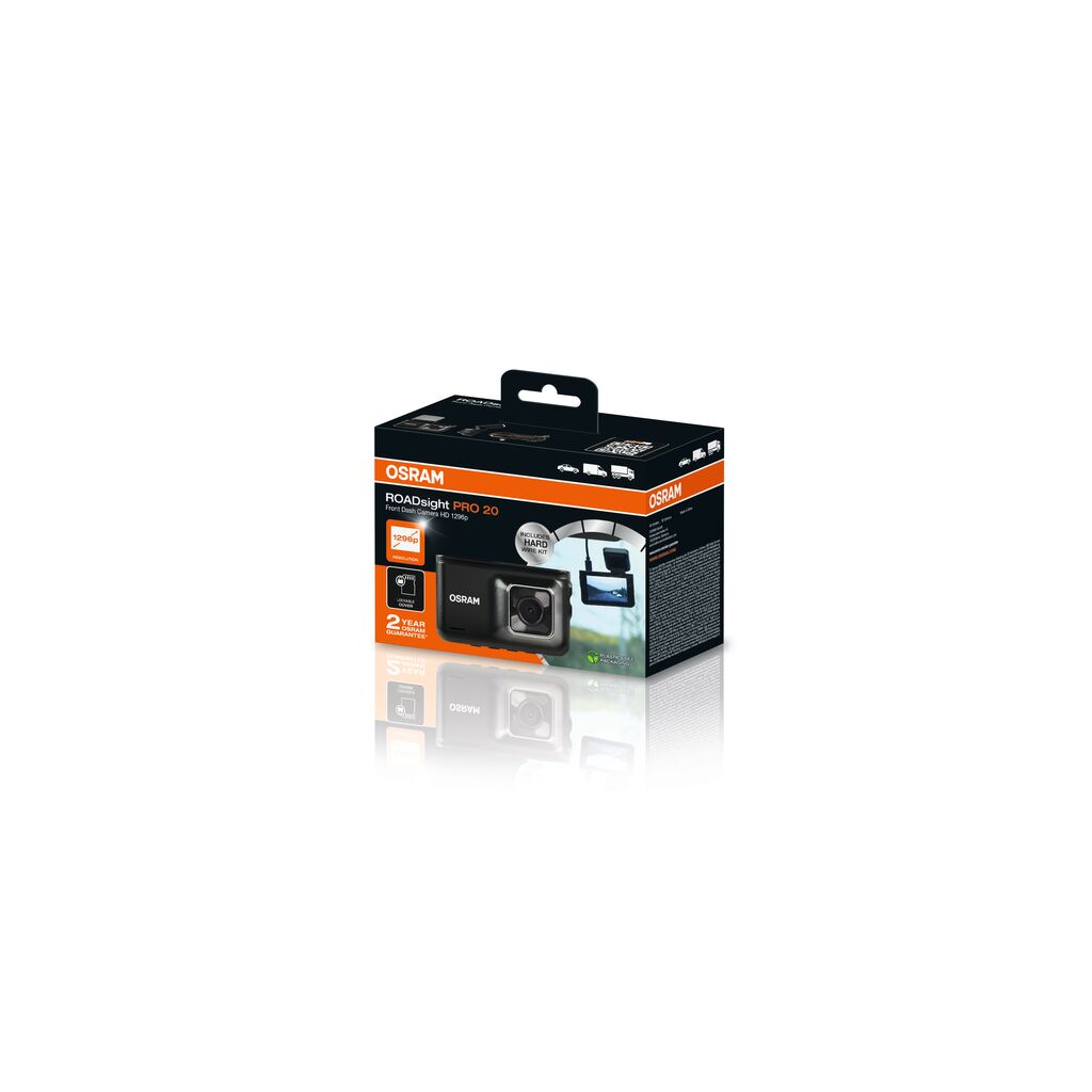OSRAM OTDC20 ROADsight PRO 20 Dash Camera Pamäż údajov o dopravnej nehode (čierna skrinka)
