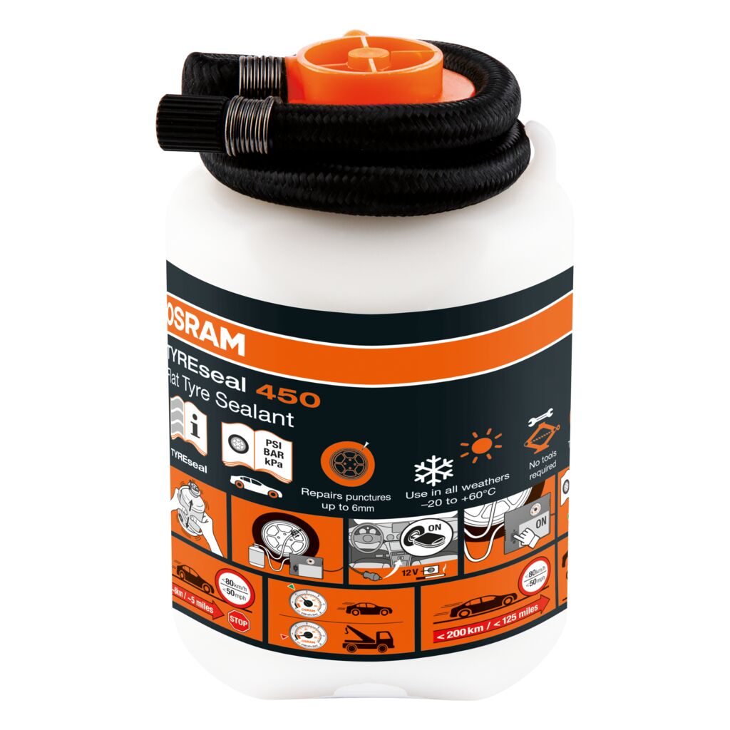 OSRAM OTSB450 TYREseal 450 Dichtmittel, Reifen-Dichtungs-Set