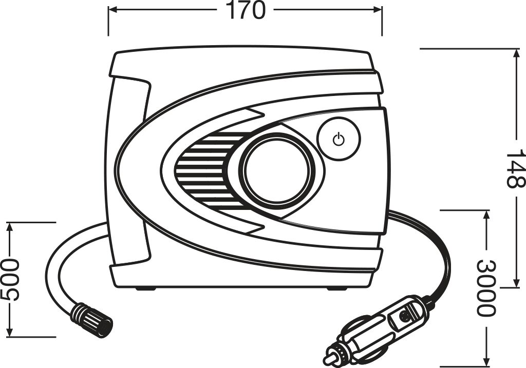 OSRAM OTSK6ESN TYREseal KIT Dichtmittel-Set, Reifen-Dichtungs-Set