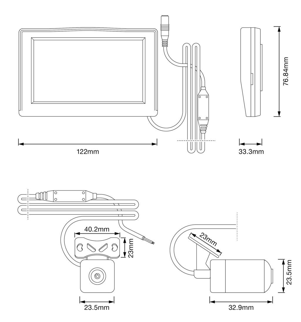 OSRAM OWRCS4 Reverse camera kit